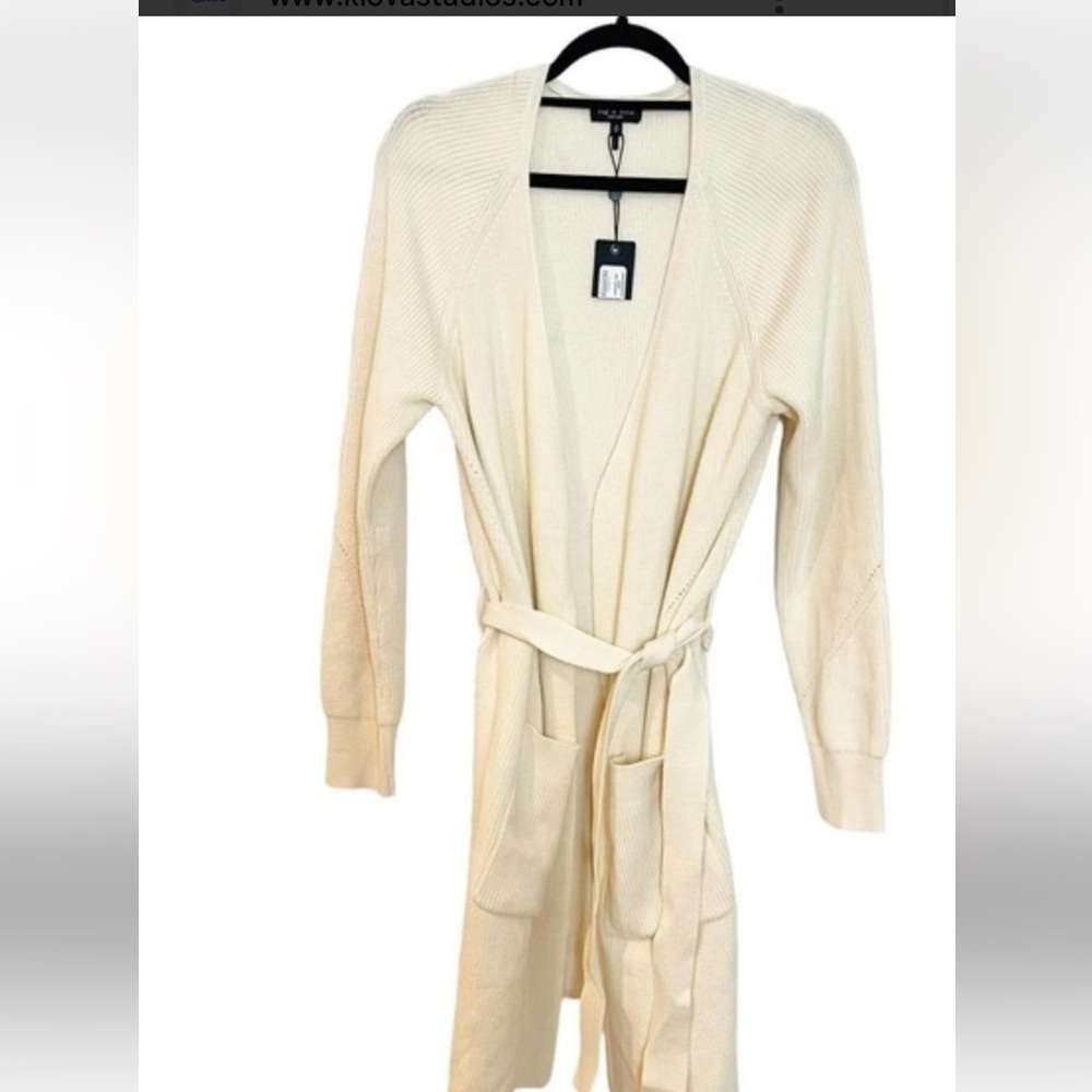 rag & bone Cream Cardigan Sweater